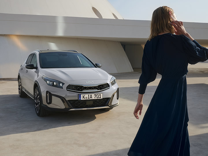 Kia XCeed, Frontansicht, Weiß