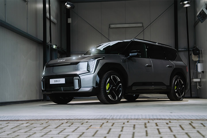 Kia EV9 GT, Aussenansicht, Seitlich